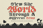 Bodywork - Modern Blackletter, a Blackletter Font by Dharmas Foundry (Thumbnail 9 of 15)