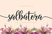 Salbatora Script, a Script Font by Areatype (Thumbnail 1 of 6)