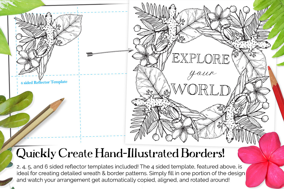 Tropical Paradise Mandala Creator, a Plug-in Add-On by Drifter Studio (Photo 2 of 8)