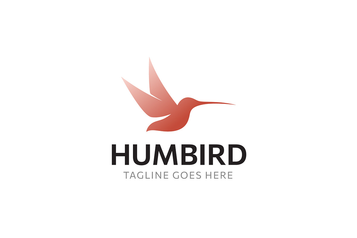 Hummingbird vector logo for business, a Branding & Logo Template by Figtivedesigns (Photo 1 of 5)