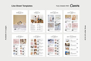 Wholesale Line Sheet Canva Templates, a Flyer Template by Meenom Templates (Thumbnail 1 of 8)