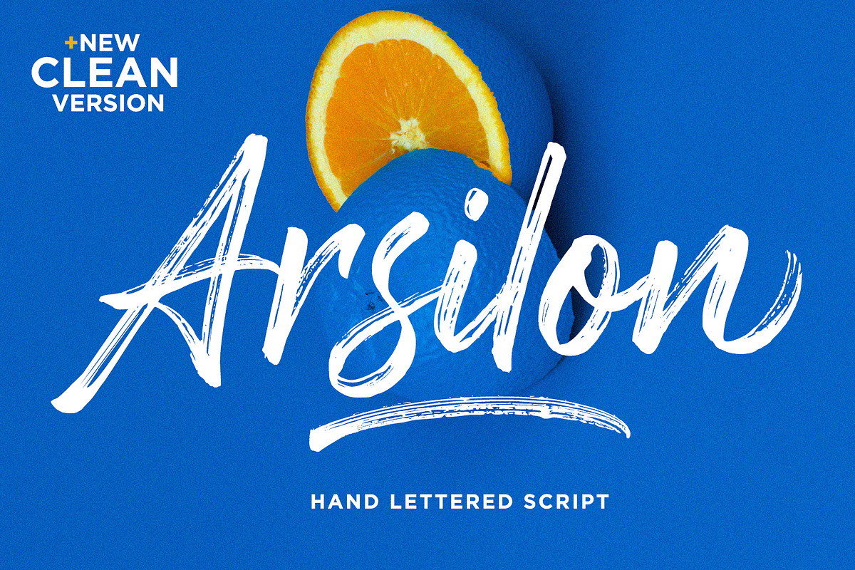 Arsilon (New Update Clean Version!), a Script Font by Dhan Studio (Photo 1 of 8)