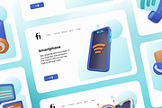 3D Contact Us Icons, a Characters & Person 3D Model by Flat Icons (Thumbnail 2 of 8)