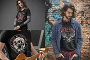 Rock & Roll Emblem T-Shirt Designs, a Branding & Logo Template by DGIM studio (Thumbnail 4 of 5)