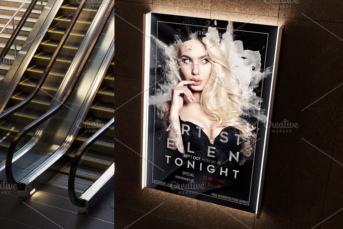 Artist Dj Flyer, a Flyer Template by Basez Flyers (Photo 4 of 4)