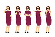 Business mature woman kit, a Technology Illustration by Volha Hlinskaya (Thumbnail 4 of 9)