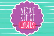 Vector set of labels, an Object Graphic by himoki (Thumbnail 1 of 5)