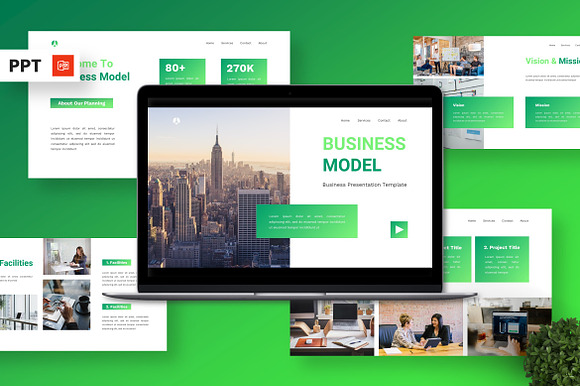 Business Model - Business Powerpoint preview 7