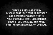 Chakila - Chalk Font, a Sans Serif Font by QR Design Studio (Thumbnail 3 of 5)