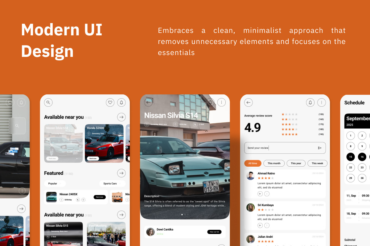 Poppa - Car Rent App, an App Template by twinstd (Photo 4 of 5)