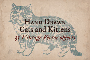 31 Hand Drawn Cats And Kittens