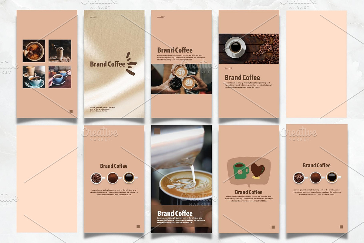 Brand Coffee - Social Media Template, a Social Media Template by Aji Gallery (Photo 4 of 19)