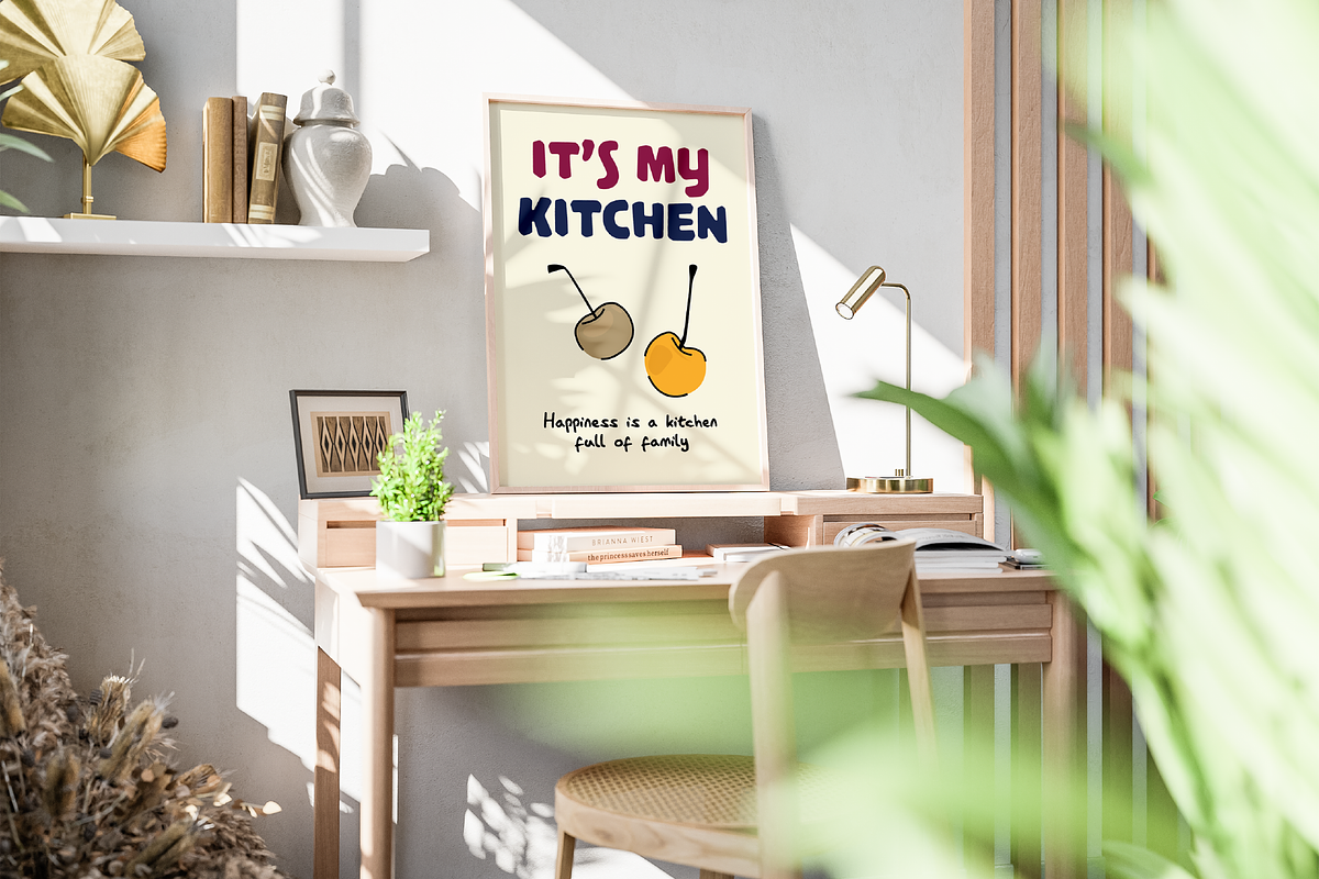 Kitchen Poster Wall Art Design Print, an Object Graphic by digitalsbydepi (Photo 8 of 8)