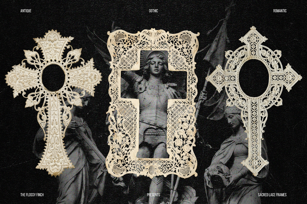 Sacred Lace Frames Bundle, an Object Graphic by The Flossy Finch (Photo 3 of 20)