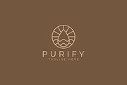 Water Purification Logo, a Branding & Logo Template by Signatoro (Thumbnail 3 of 3)