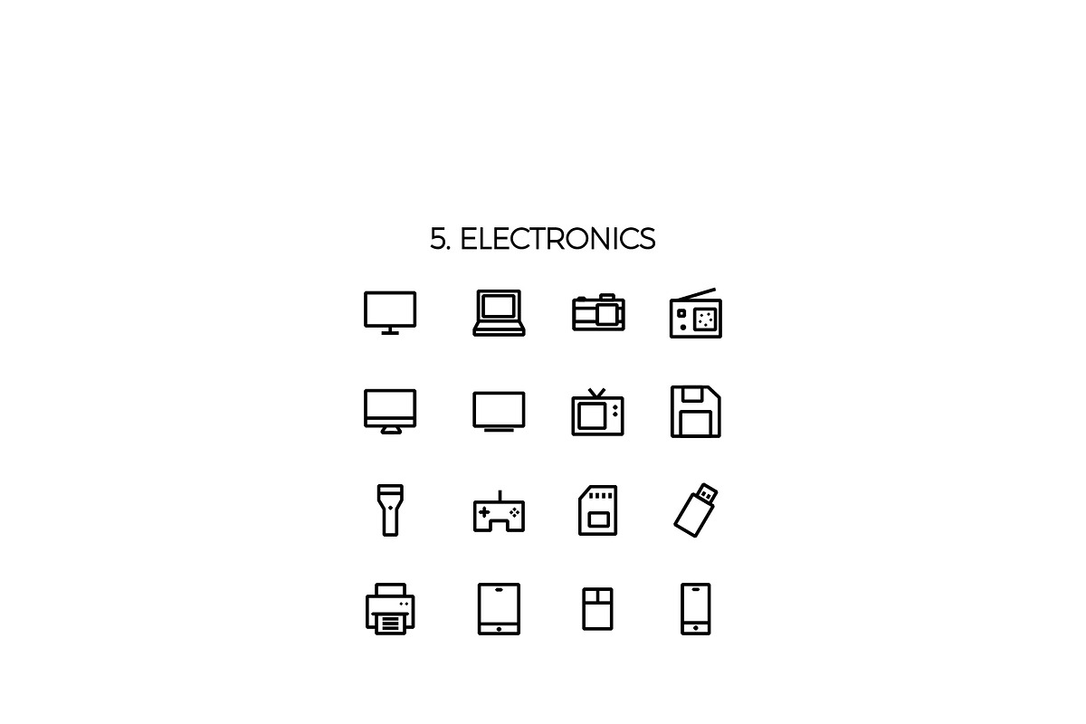 320 Linear Icons Pack - 2018, an Outline Icon by Laurentiu Cotet (Photo 4 of 11)
