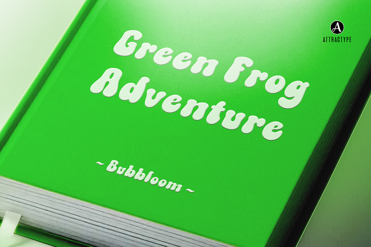 Bubbloom - Cute Bubble Font, a Handwritten Font by Attractype (Photo 3 of 7)