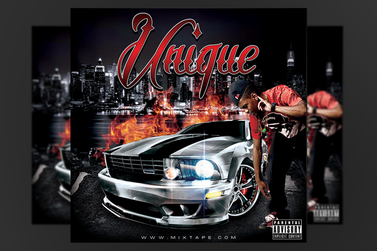 Unique Mixtape Cover Template, a Templates & Theme by White Shadow Graphix (Photo 1 of 2)