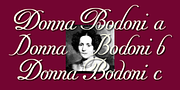 Donna Bondoni, a Script Font by Wiescher-Design (Thumbnail 2 of 5)
