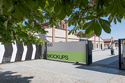 Madrid Gate Sign Mockup S014, an Advertising Mockup by CC Mockups (Thumbnail 1 of 3)