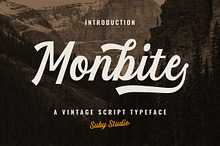 Monbite - Vintage Typeface