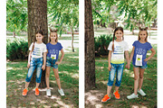 Kids Girl T-Shirt PSD Mockups Vol6, a Shirt Mockup by Hi, Mock-Up! (Thumbnail 2 of 8)