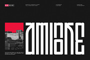 Aminoke || Modern Condensed Dosplay, a Sans Serif Font by Ermedia Studio (Thumbnail 1 of 10)