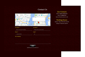 Legend - Theater Website Template