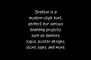 Breflion - Street Display Font, a Sans Serif Font by Iqsiart Studio (Thumbnail 5 of 7)
