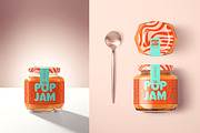 Persimmon Jam Jar Mockup Set, a Cups & Container Mockup by creatsy5 (Thumbnail 8 of 12)
