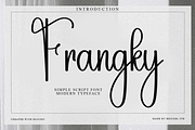 Frangky, a Handwritten Font by FreshTypeINK (Thumbnail 1 of 7)