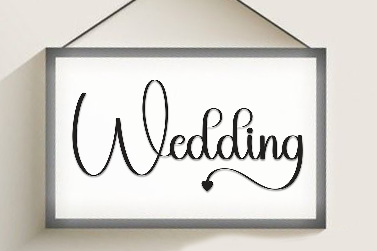 Highlight Wedding, a Handwritten Font by FreshTypeINK (Photo 4 of 8)
