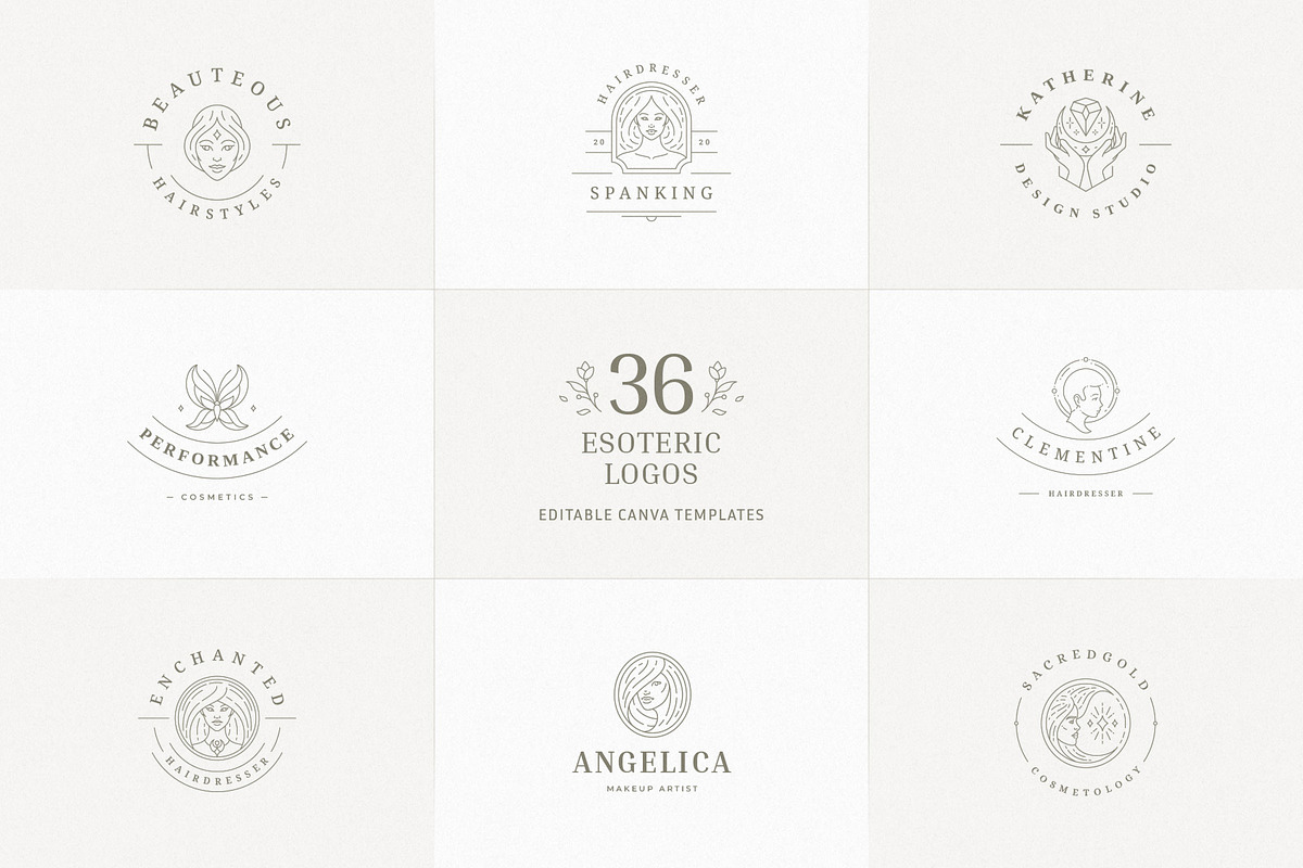 36 Esoteric Logo Templates | Canva, a Branding & Logo Template by Vasya Kobelev (Photo 1 of 10)
