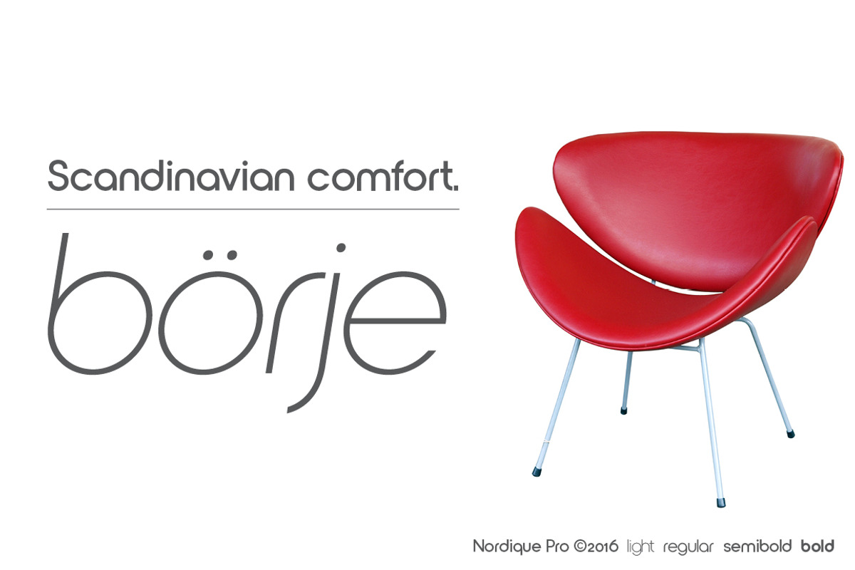 Nordique Pro Light Italic, a Sans Serif Font by Leksen Design (Photo 3 of 4)