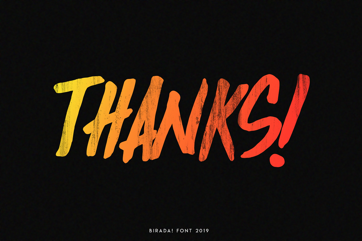 Birada! Font + PS Action, a Font by Ryn Pojas (Photo 10 of 10)