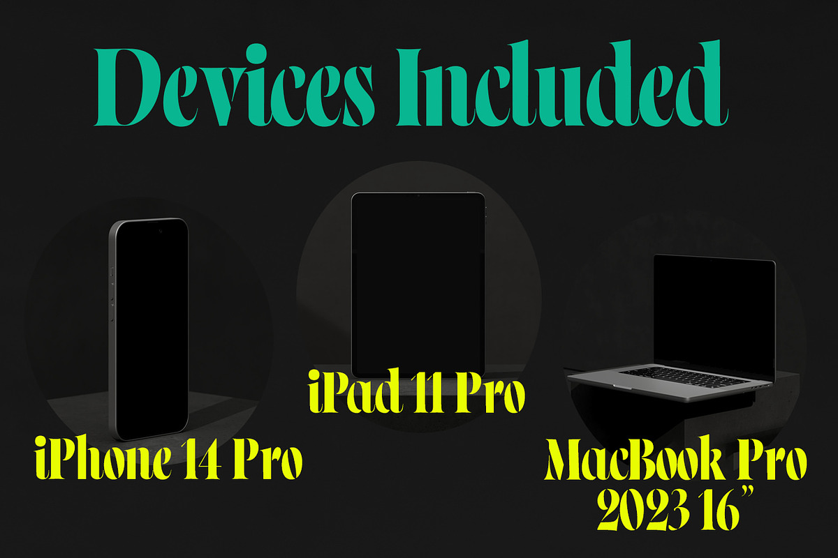 iPad, iPhone & MacBook 5K Mockups, a Device Mockup by Frisk Shop (Photo 16 of 20)