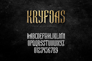 KRYFOAS Typeface