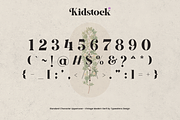 Kidstock, a Serif Font by ilhamtaro (Thumbnail 8 of 11)