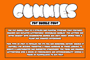 Gummies - Fat Bubble Font, a Font by HeyFonts (Thumbnail 2 of 14)
