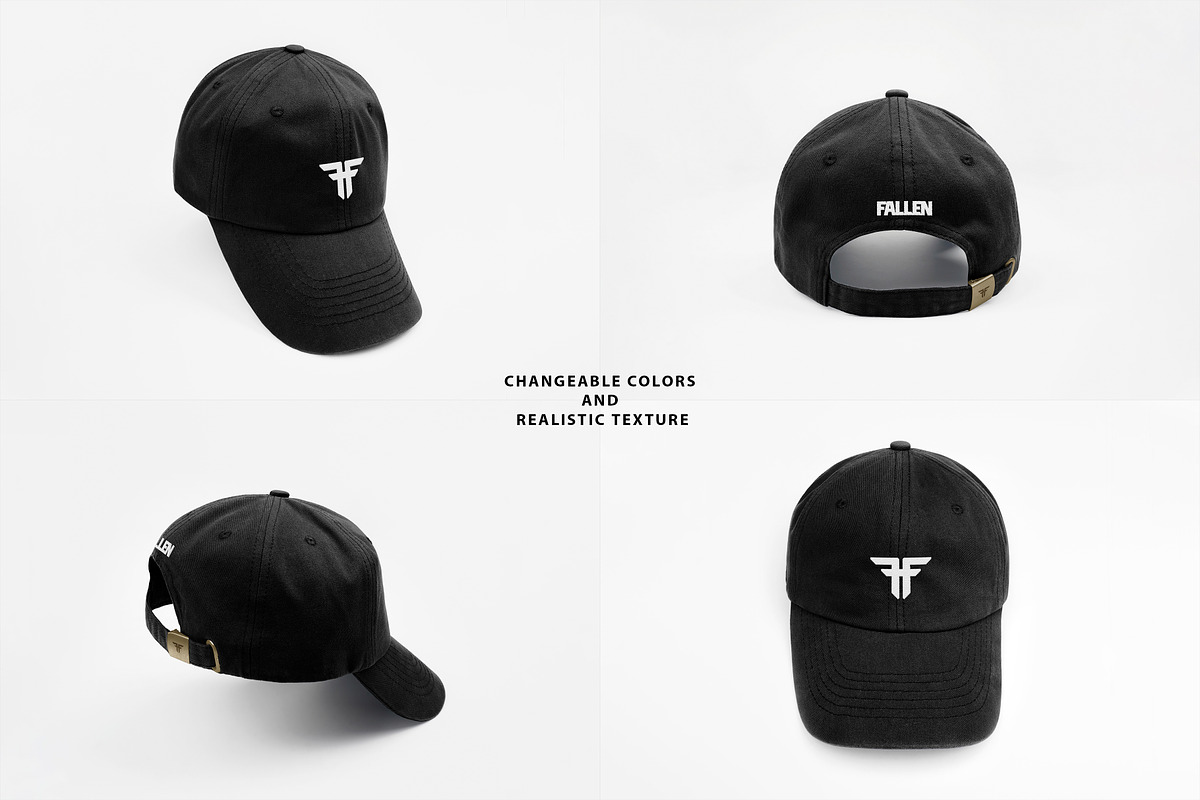 Realistic Polo Caps Mockup 2, a Hat Mockup by Uncentrifuged Pressure (Photo 2 of 19)