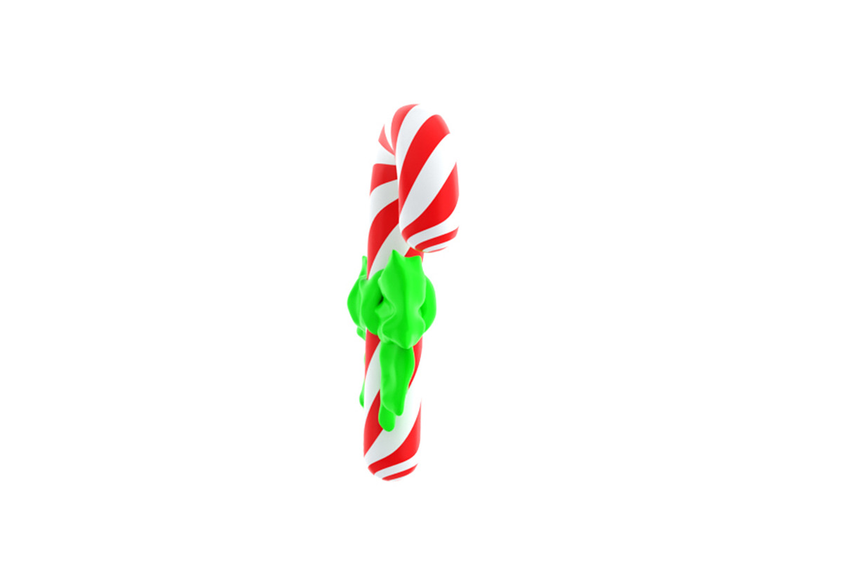 Candy Cane with Green Bow, a Food & Drink 3D Model by Artem Varnitsin (Photo 6 of 12)