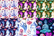 Watercolor buddha, an Illustration by Steshnikova (Thumbnail 4 of 8)