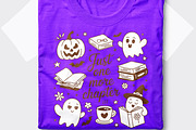 Just One More Chapter Ghost Books, a Seasonal Illustration by Unique Design Team (Thumbnail 6 of 7)