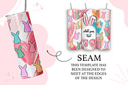 Easter Bunny 20 oz Skinny Tumbler, a Graphic by TumblerArtDS (Thumbnail 3 of 3)