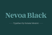 Nevoa Black, a Serif Font by OceaneM (Thumbnail 1 of 7)