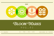 Bloom Marks Vol 1, a Solid Icon by Tekuni (Thumbnail 1 of 13)