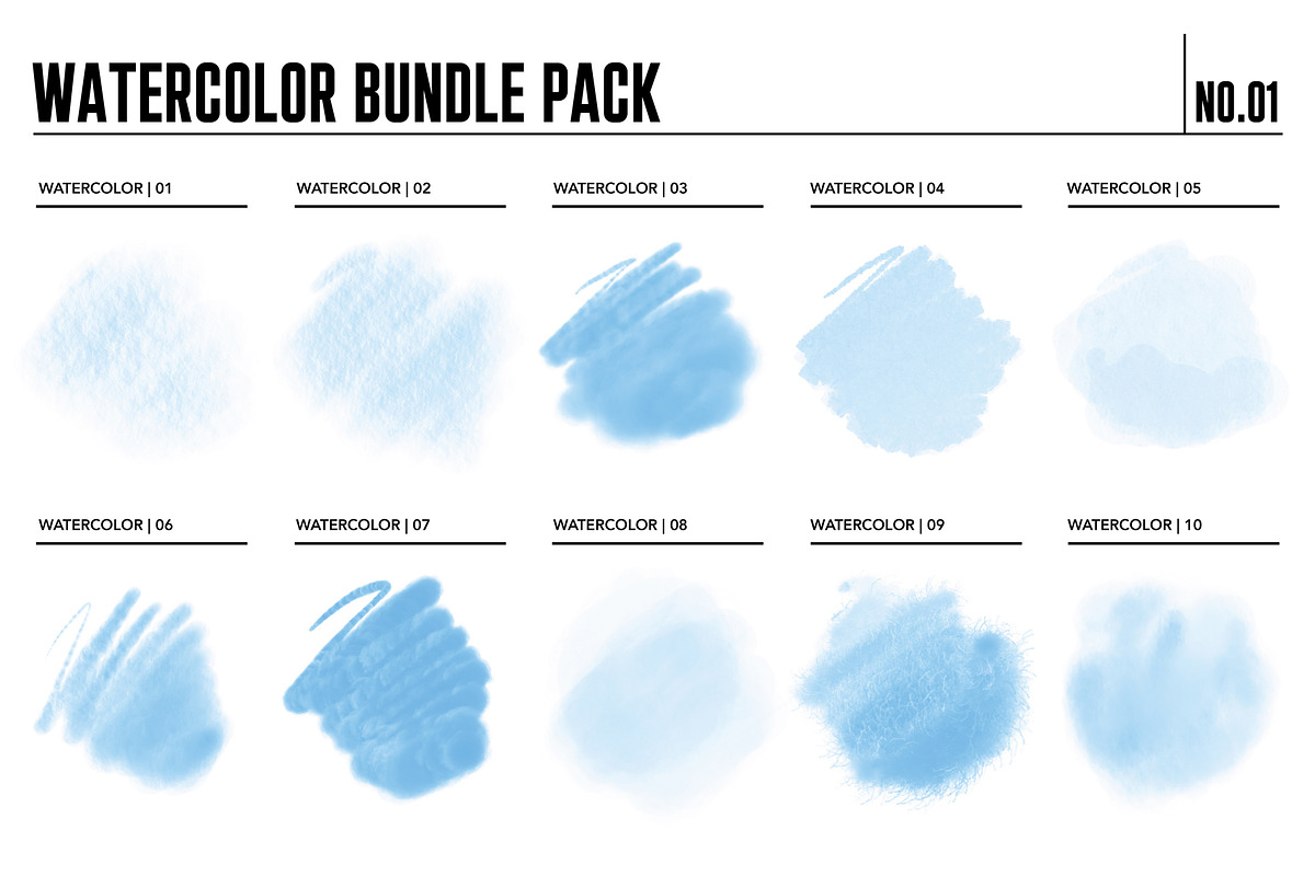 Watercolor Brush Bundle, a Brush Add-On by Quiver Supply Co. (Photo 5 of 9)