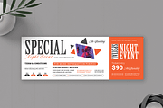 Special Night Event Ticket, a Stationery Template by MightyDesign (Thumbnail 2 of 6)