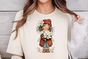 Whimsical Christmas Clipart, an Illustration by DreamCafeArt (Thumbnail 6 of 7)