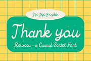 Relocca – A Casual Script Font, a Script Font by Tiptop Graphic (Thumbnail 9 of 9)